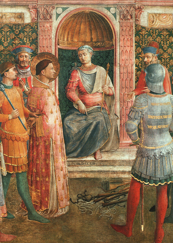 St. Lawrence before Valerianus