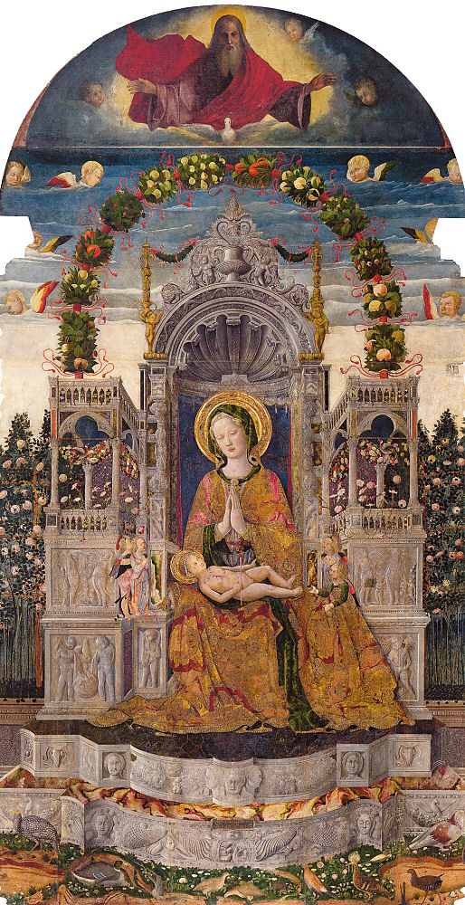 Virgin and Child Enthroned