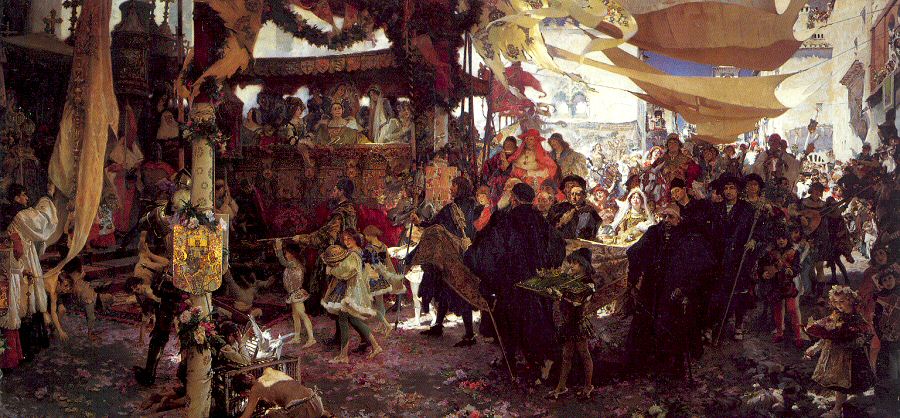 Baptismal Procession from Prince Don Juan through the Streets of Seville