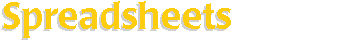 Spreadsheets 